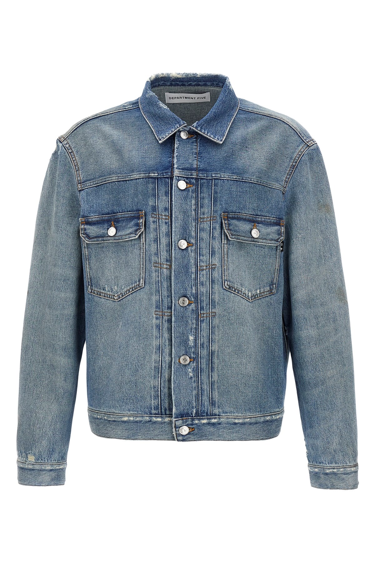 Department Five Lao Casual Jackets And Parka In Blue