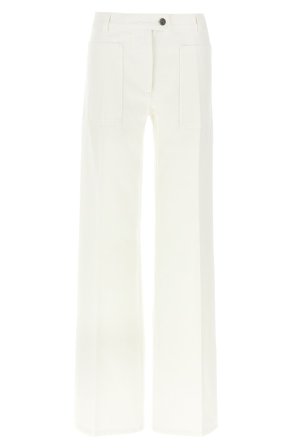 Ferragamo Straight Jeans With Back And Front Pockets