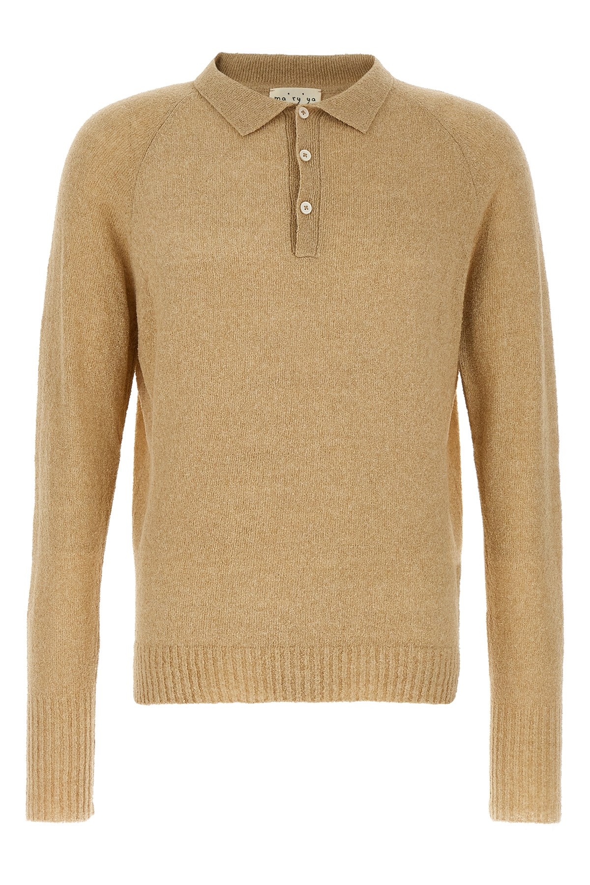 Bouclé Cotton Polo Shirt