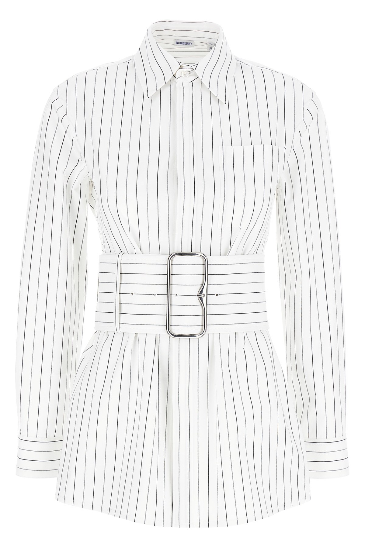 Burberry Striped Shirt With Belt