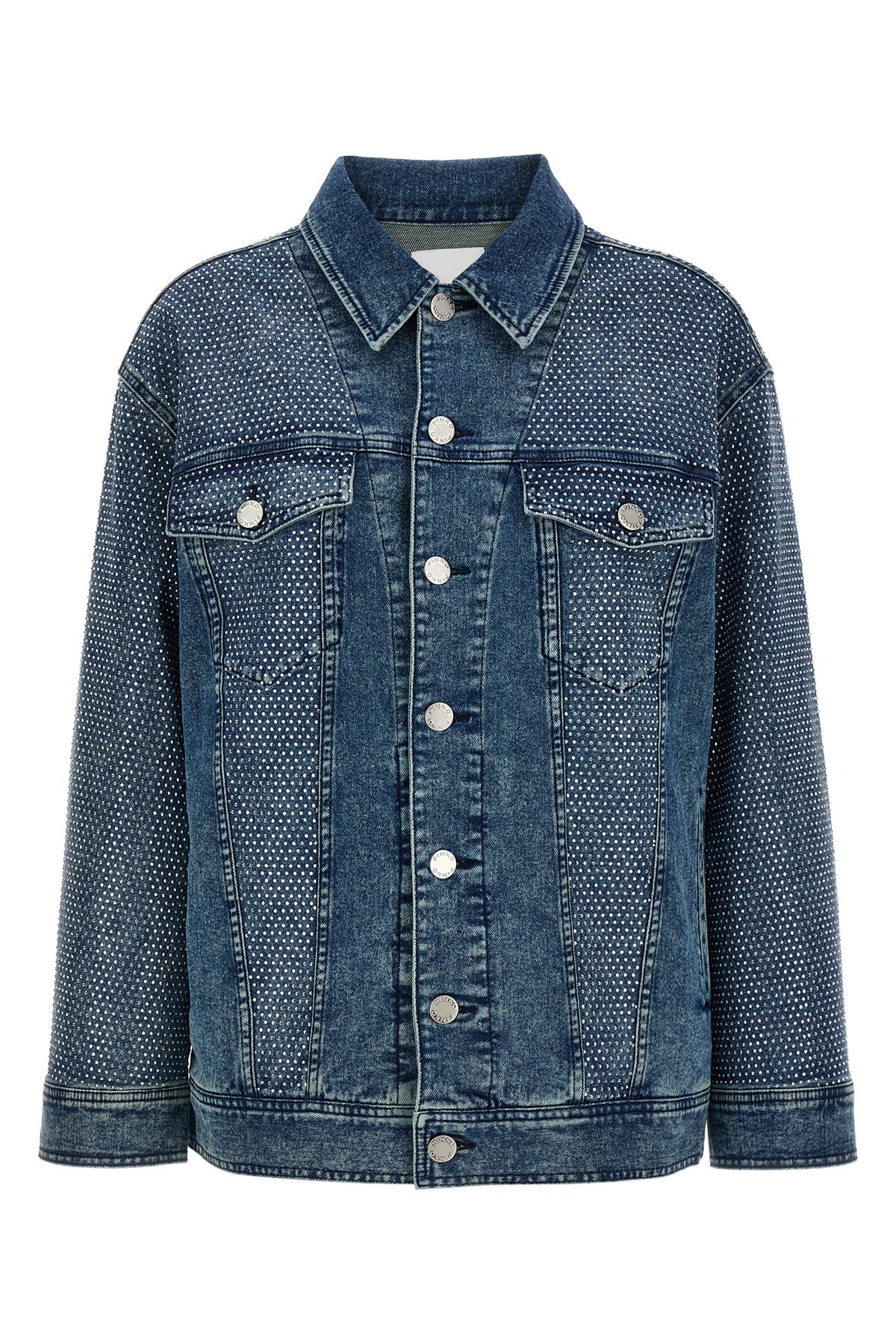 Pinko Dakar Giubbino Embellished Denim Jacket