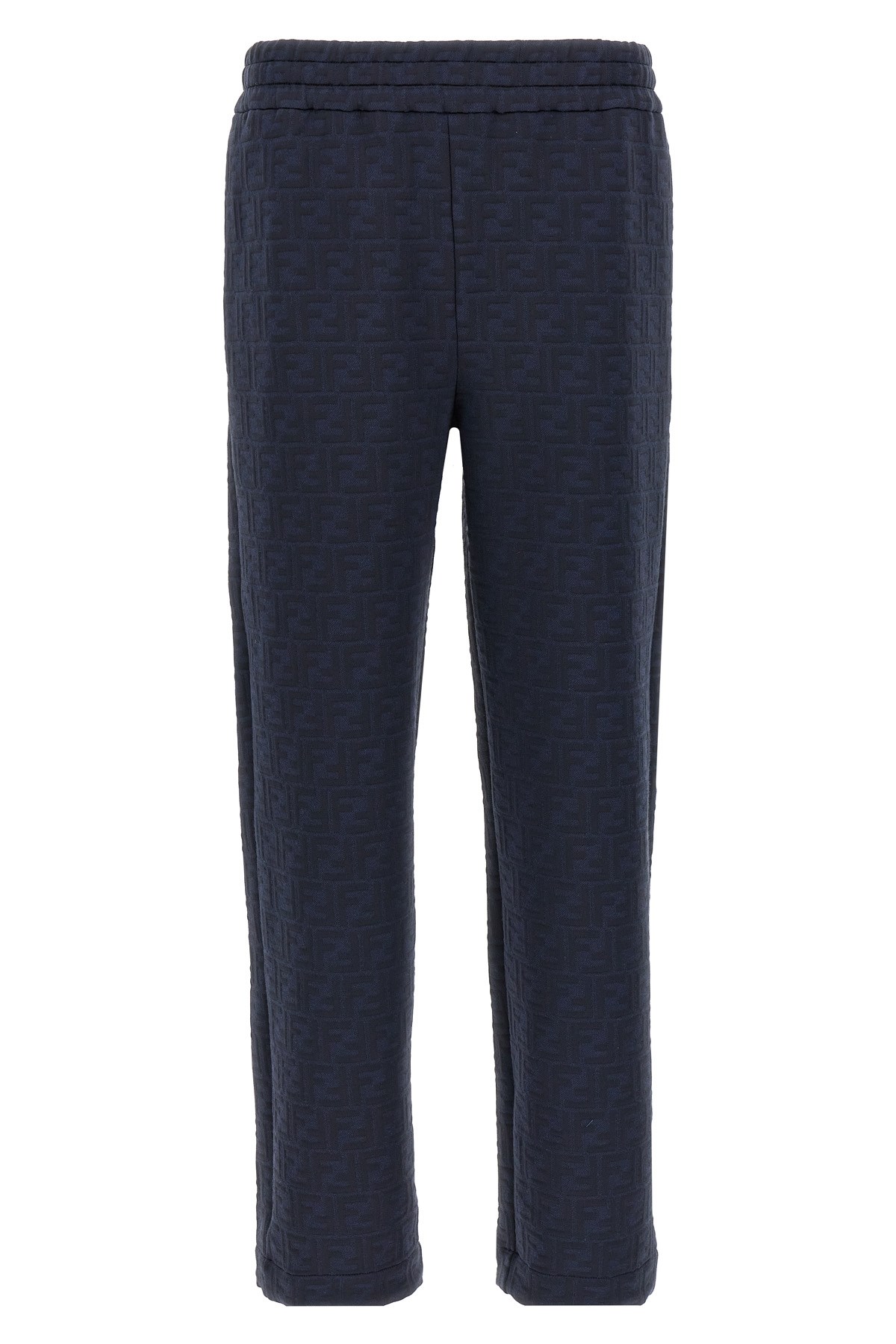 Fendi Ff Monogram Joggers In Blue