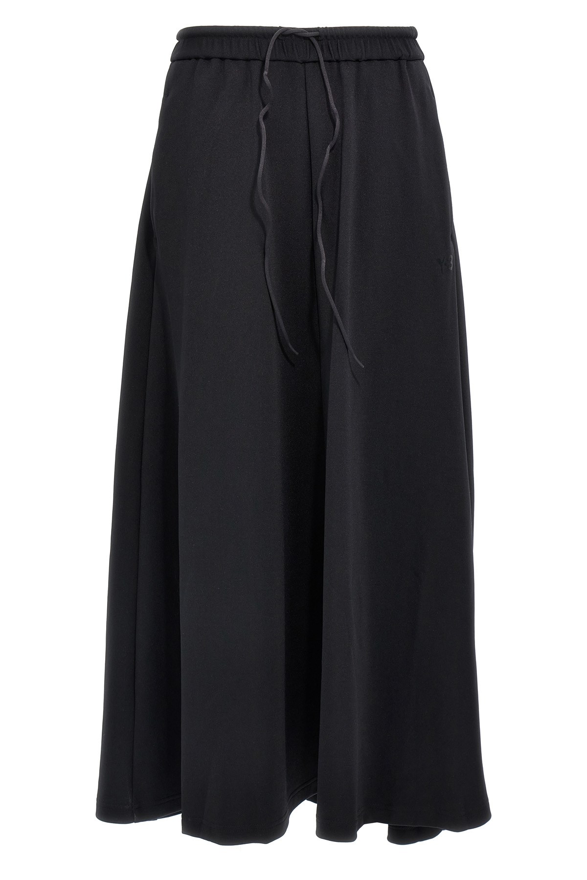 Y-3 3-stripes Skirt With Drawstring And Elastic Waistband