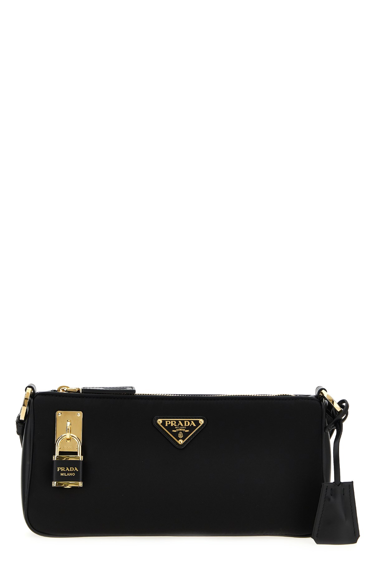 Prada Re-nylon And Leather Shoulder Bag