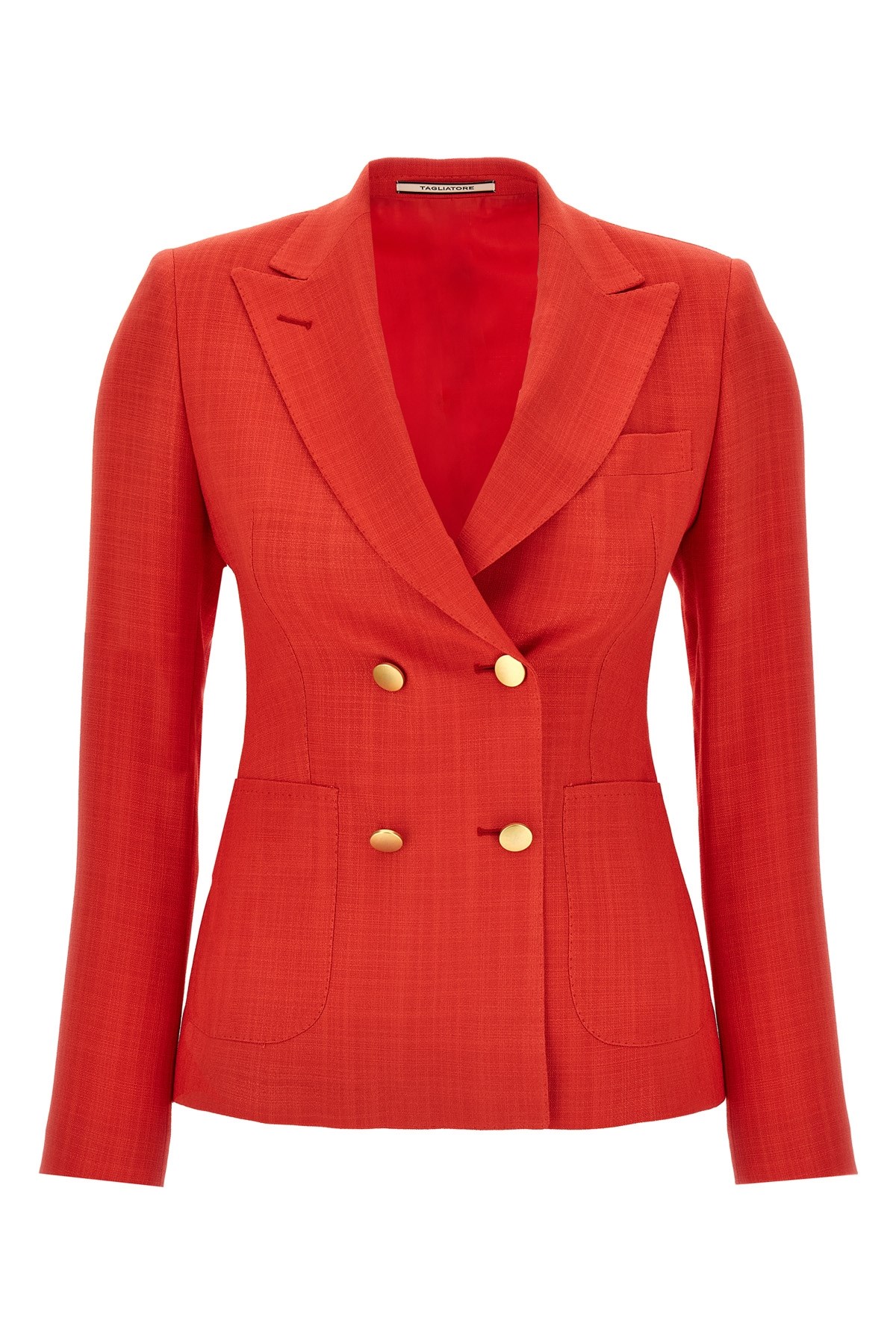 Tagliatore J-coral Double-breasted Blazer In Viscose