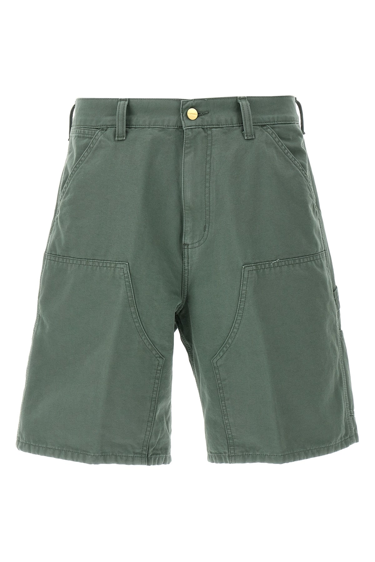 Carhartt Double Knee Bermuda And Short Green In Green