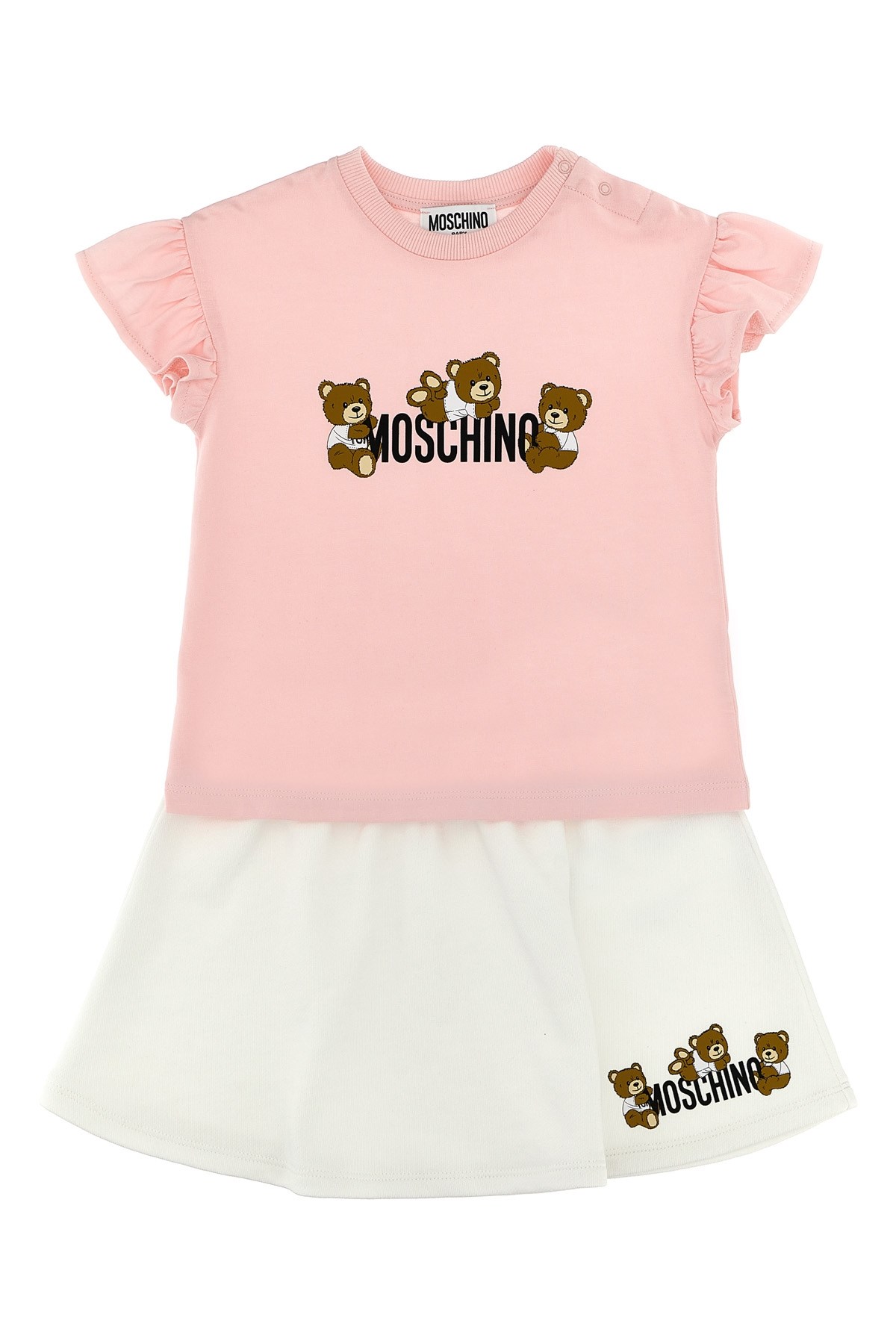 Moschino Baby 'teddy' T-shirt + Skirt Set