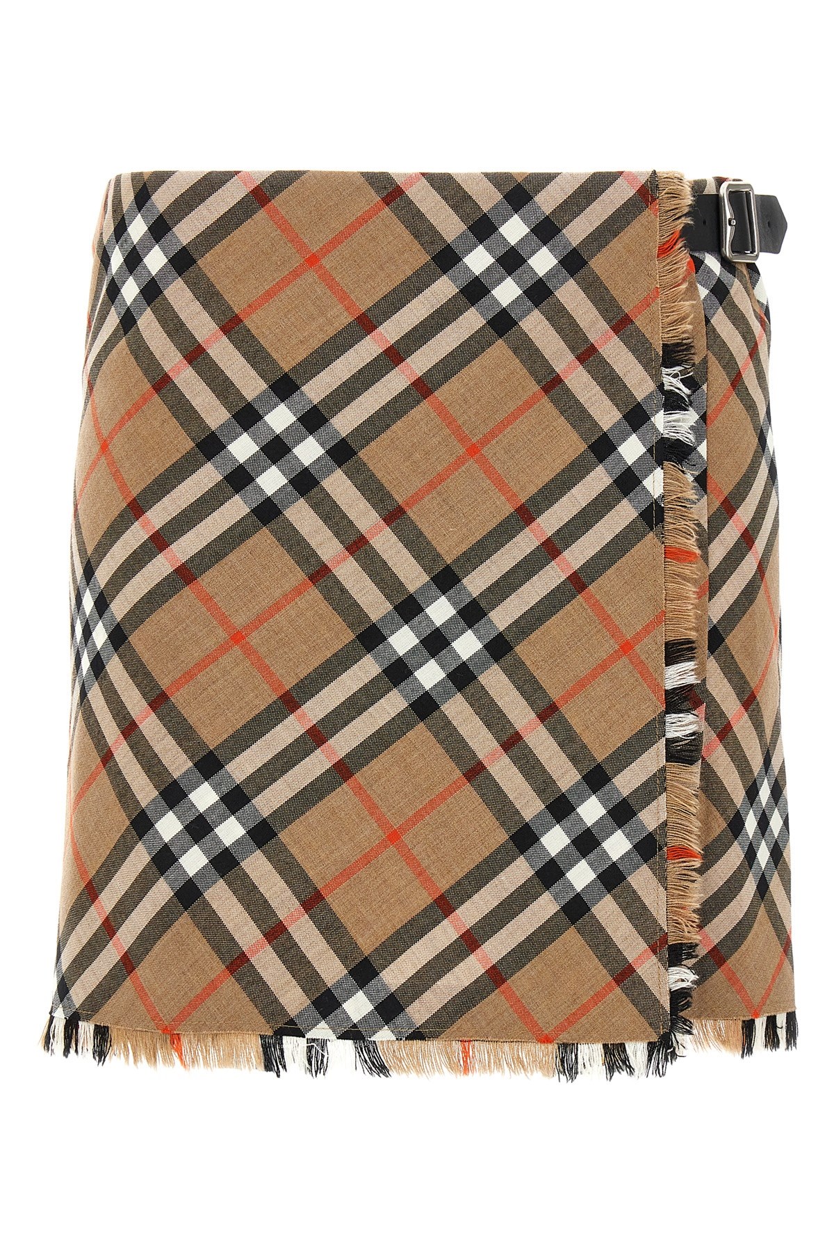 Shop Burberry Kilt Skirt