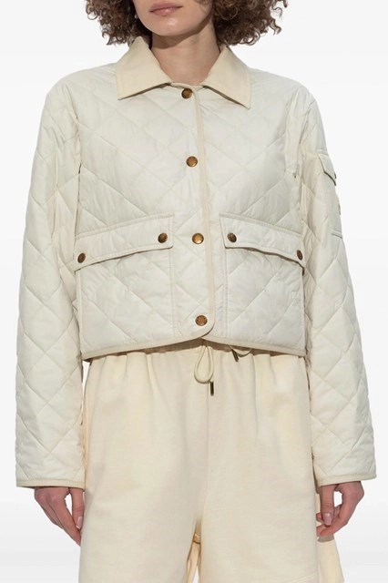 【関税込み】moncler CHITRE' JACKET MONCLER Chitre cropped cotton-canvas trimmed padded quilted