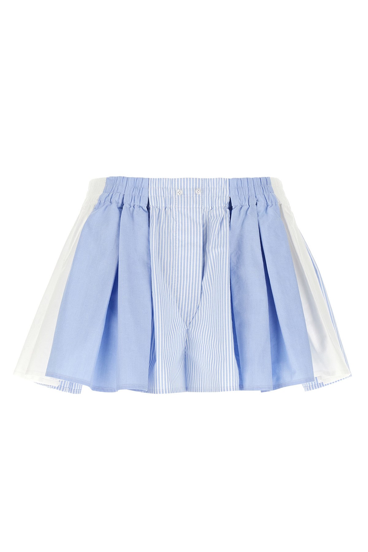 Alexander Wang Playful Striped And Solid Boxer-style Shorts
