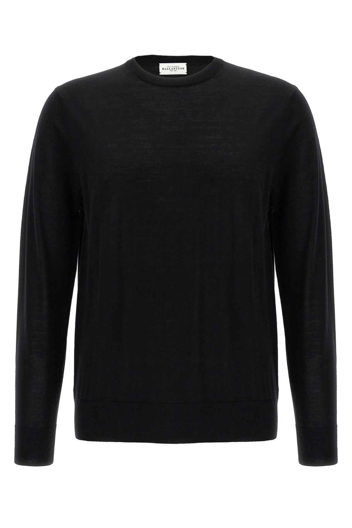 Ballantyne R Neck Sweaters And Cardigans In Black