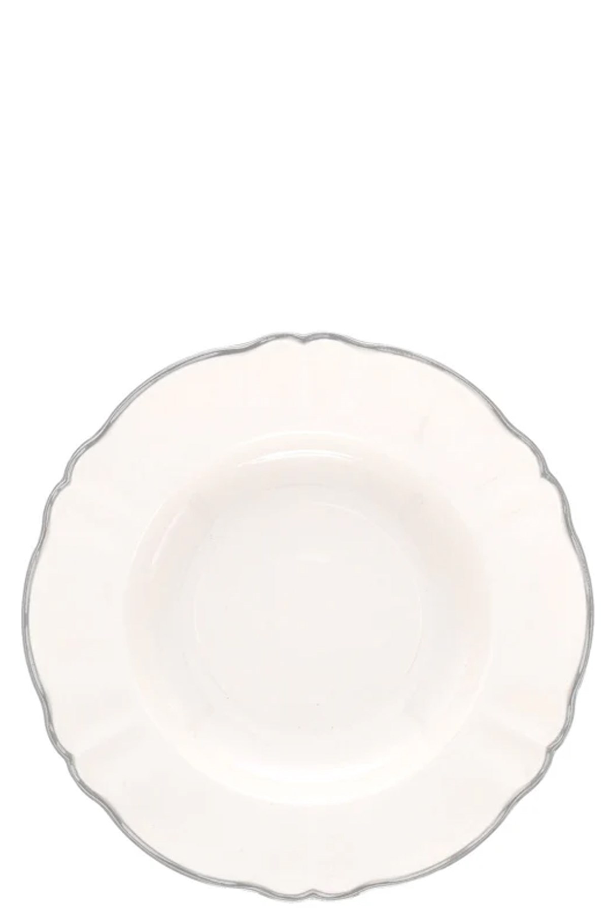 Bitossi Soup Plate 'parisienne' ⌀ 23 Cm In Silver