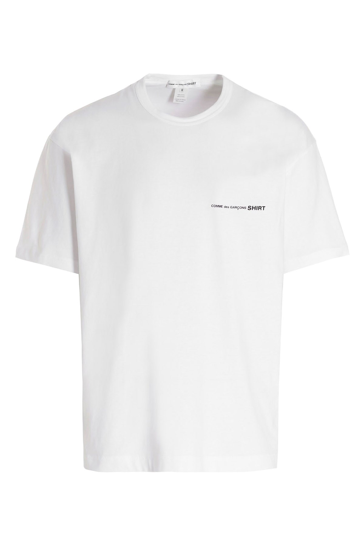 Tシャツ・カットソー THOM BROWNE Logo band jersey t-shirt (MJS010A01454 100) T-shirt Thom Browne Medium Weight Jersey Pocket Tee TB