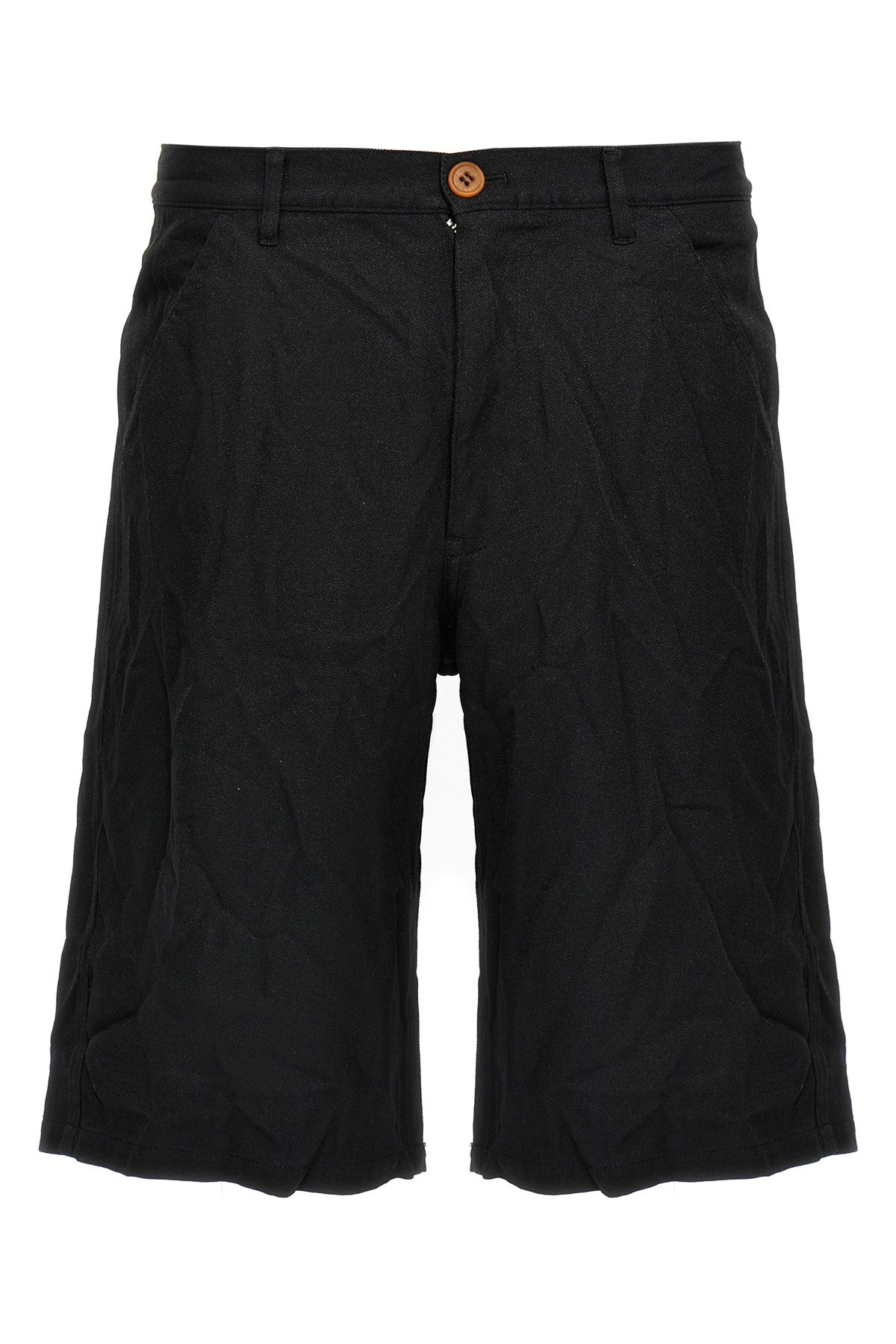 COMME DES GARÇONS SHIRT Crumpled Bermuda Shorts