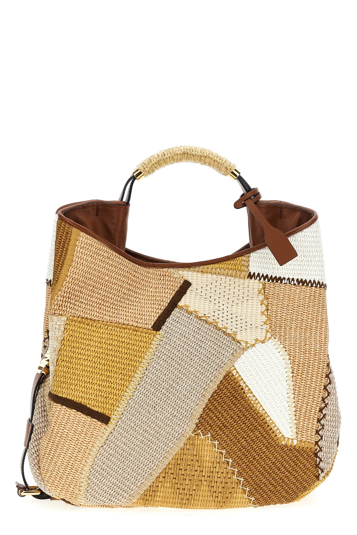 Moschino Handle Me Interwovened Top Handle Bag