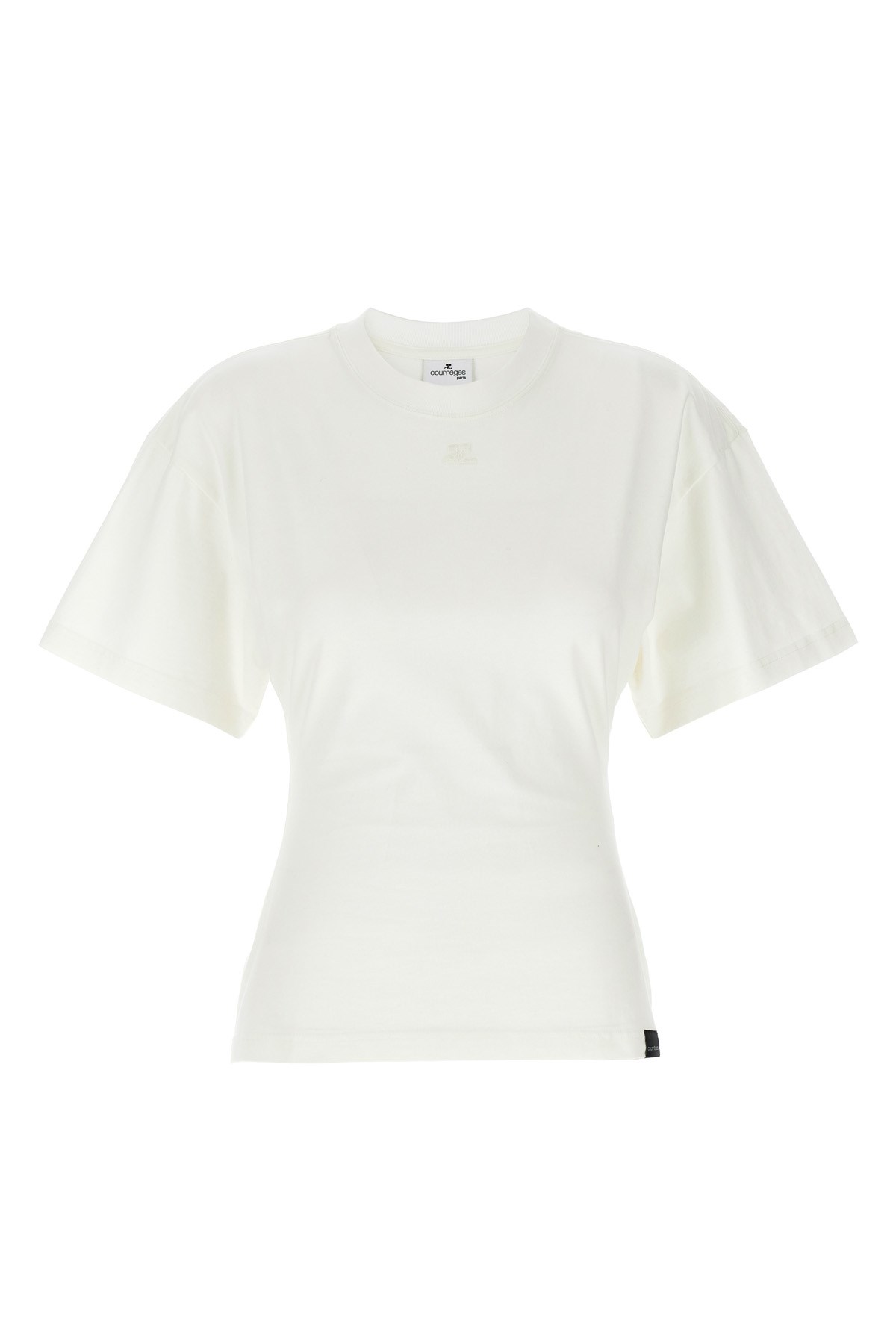 Shop Courrèges Courreges 'fitted' T-shirt