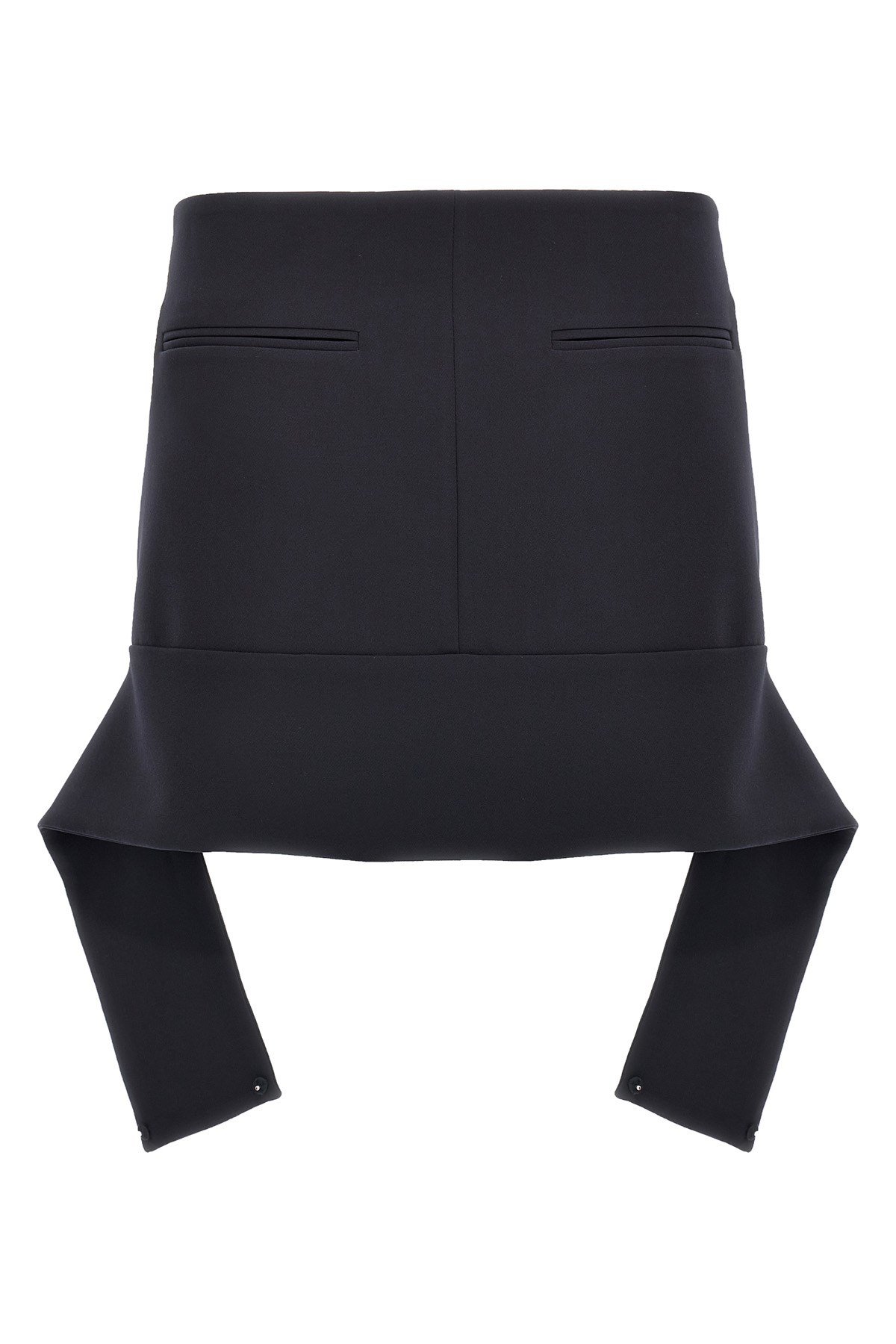 Courrèges Reversed Belt Mini Skirt