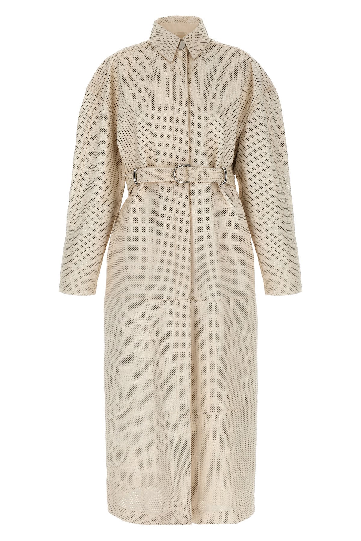 Sportmax Antiope1234 Coats And Trench Coats White In Neutral