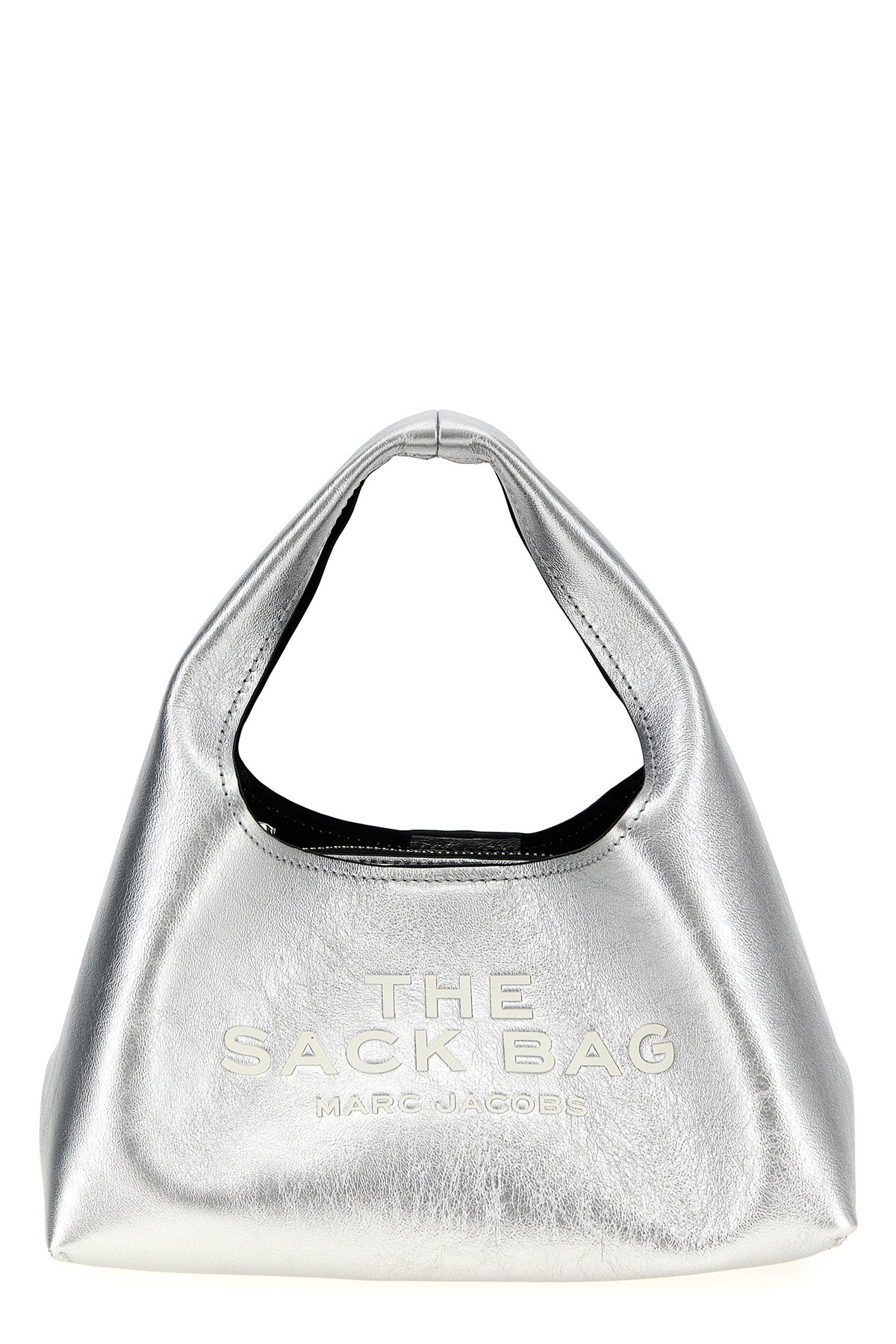 MARC JACOBS Borsa A Mano 'The Metallic Leather Mini Sack Bag'