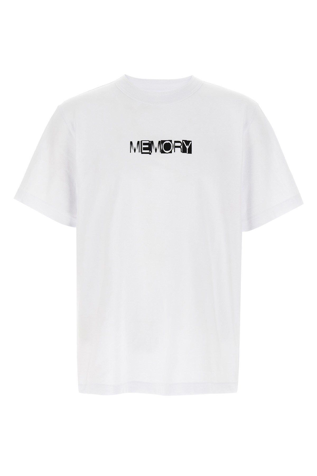 Sacai Memory T-shirt White/black In White