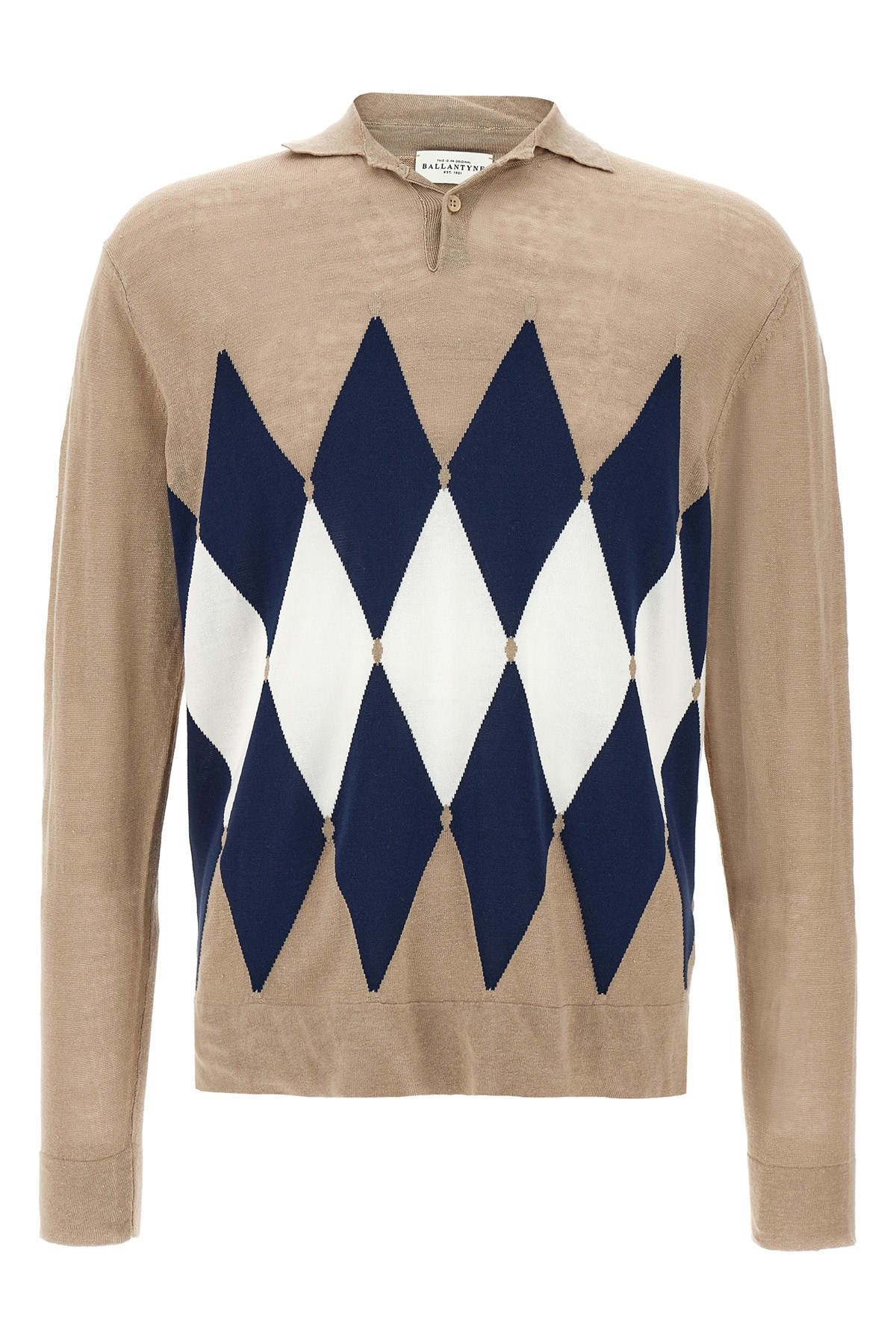 BALLANTYNE 'Argyle' Polo Shirt