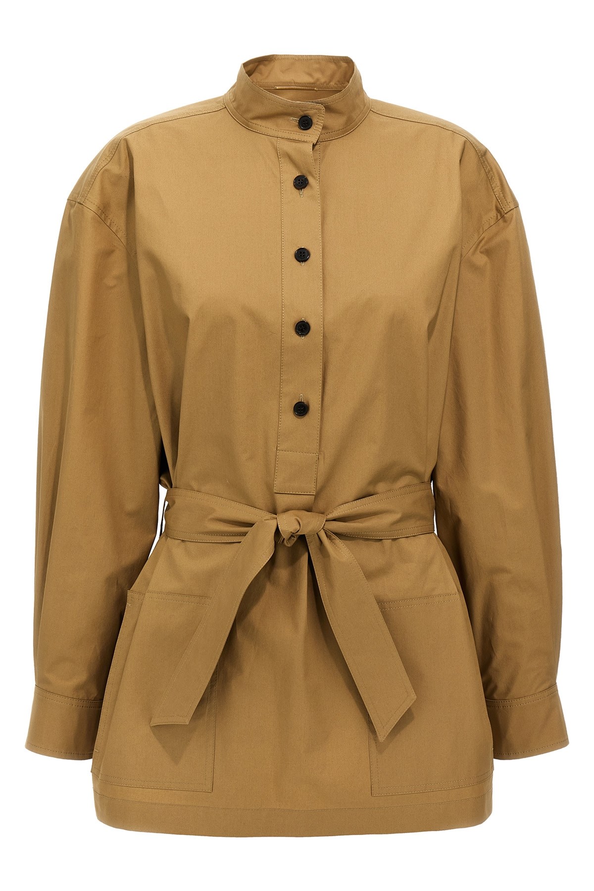 Saint Laurent Beige Cotton Tunic