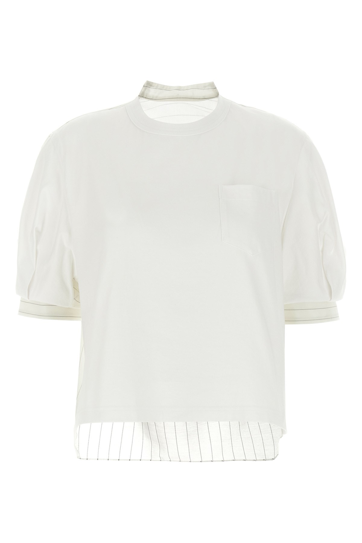 SACAI Organza T-Shirt