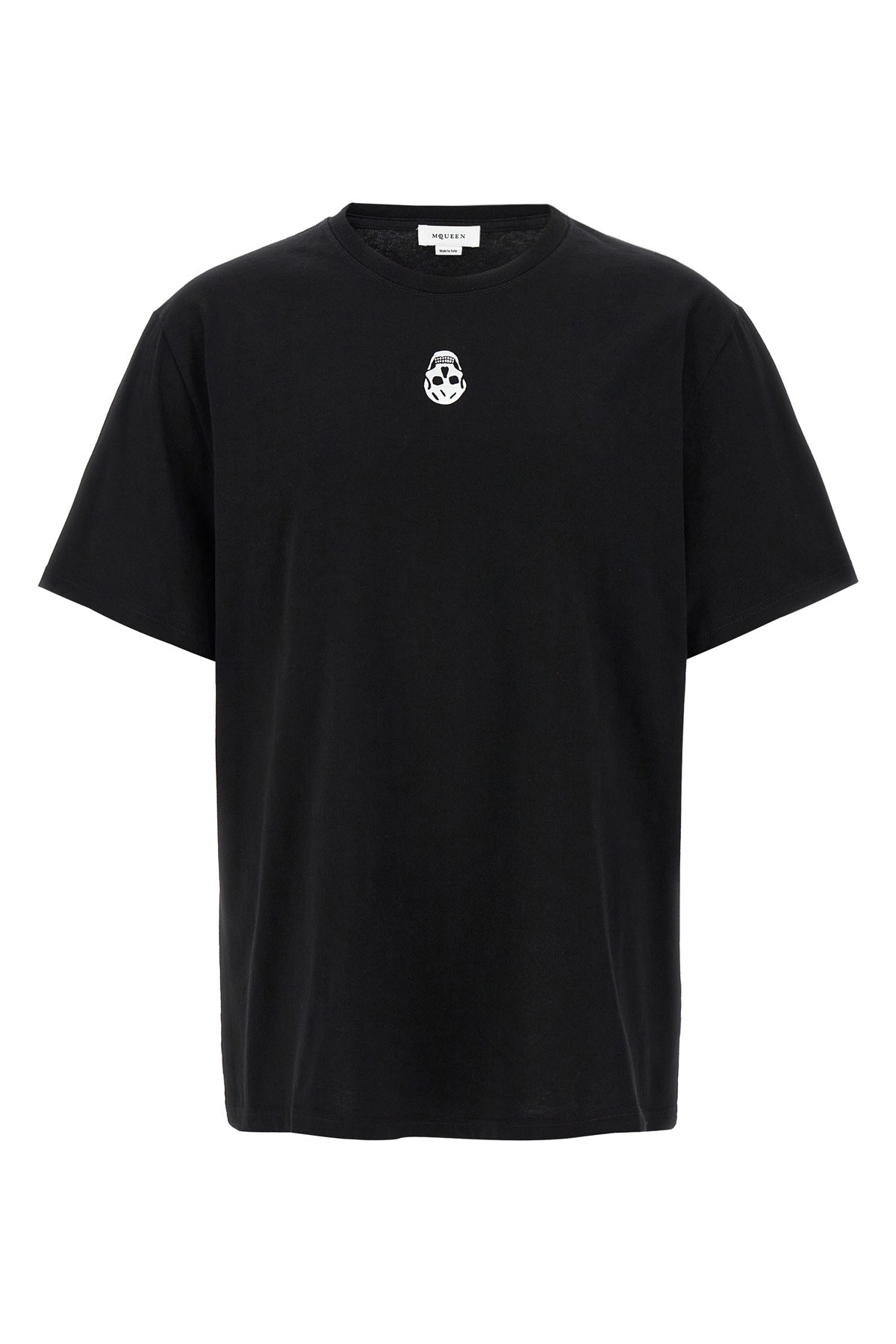 MCQUEEN Flocked 'Skull' T-Shirt