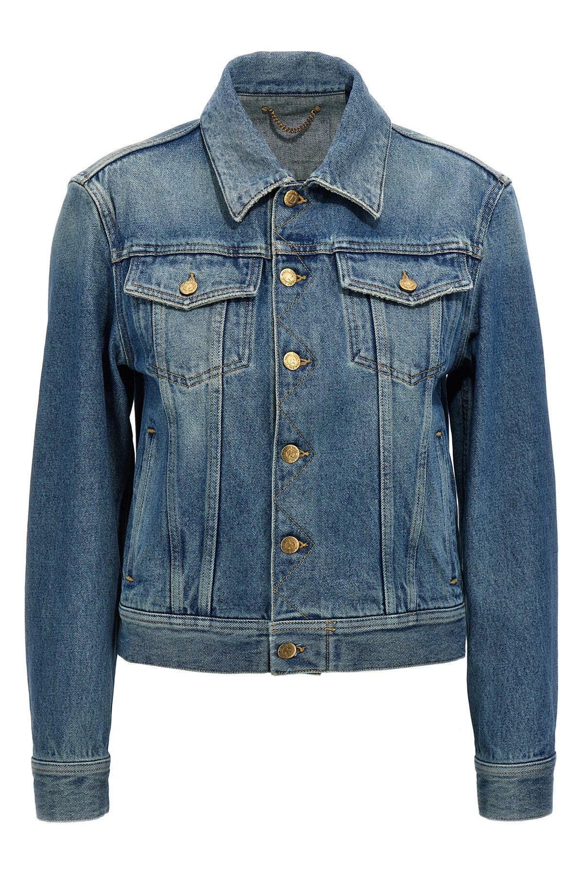Golden Goose Denim Jacket Casual Jackets And Parka Blue