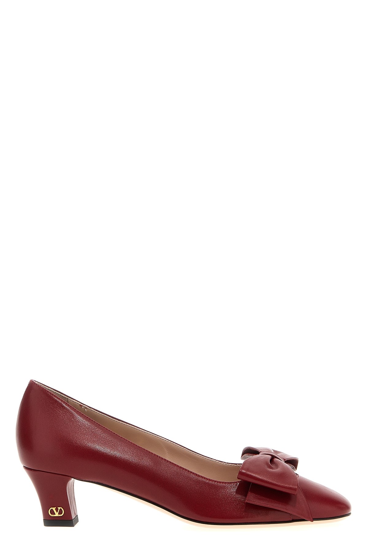 Valentino Bowow 45 Bow-embellished Leather Pumps