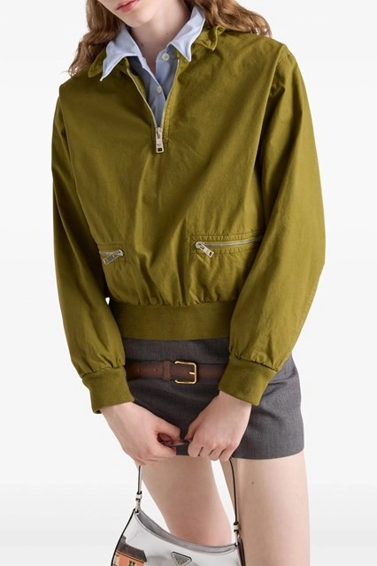 Prada Half zip jacket available on julian-fashion.com