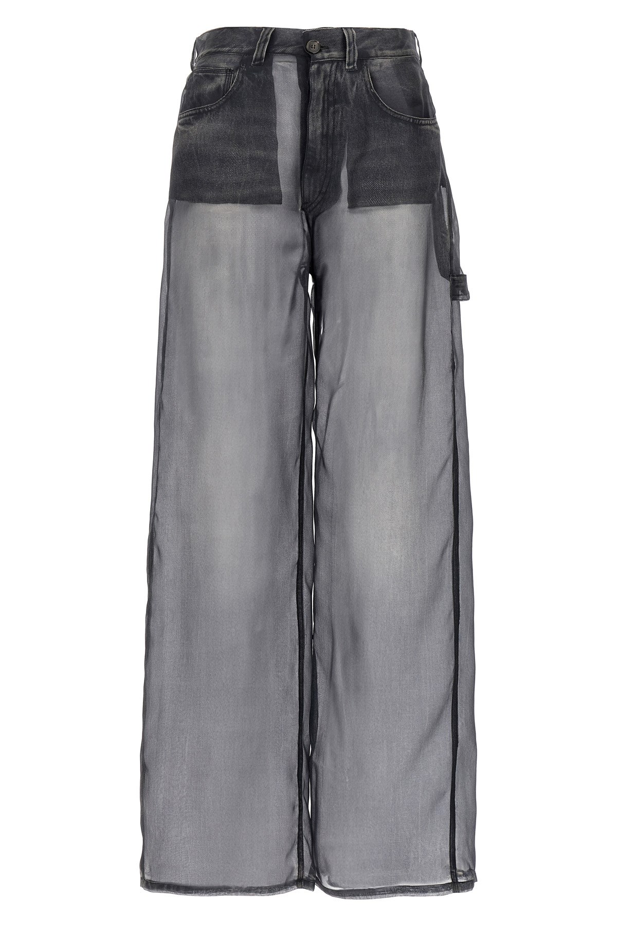 パンツ sacai FW24 Nylon twill pants (2407389 001) Sacai Nylon twill pants available on julian-fashion.com