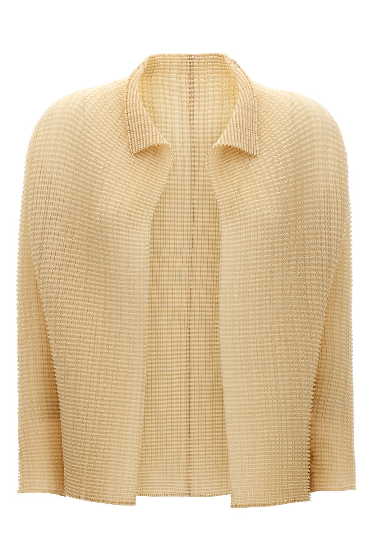 Issey Miyake Wooly Pleats-56 Sweaters And Cardigans Beige In Yellow
