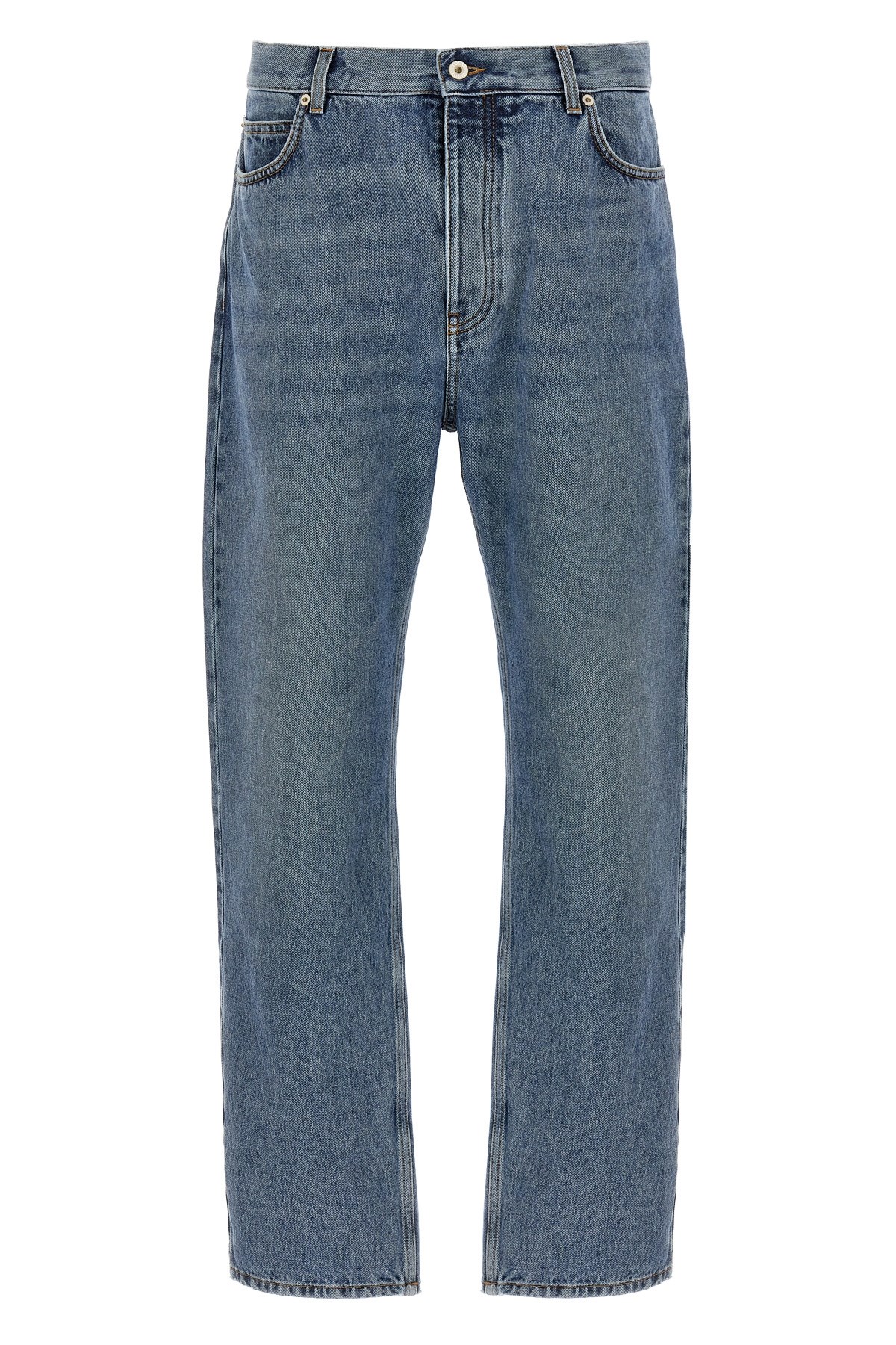 Loewe Leather Carrã© Jeans