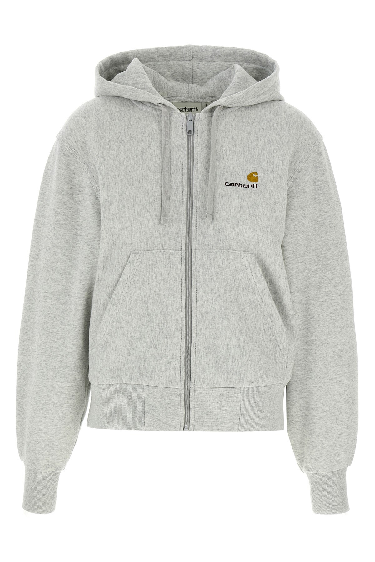 Carhartt Wip 'american Script' Hoodie In Gray