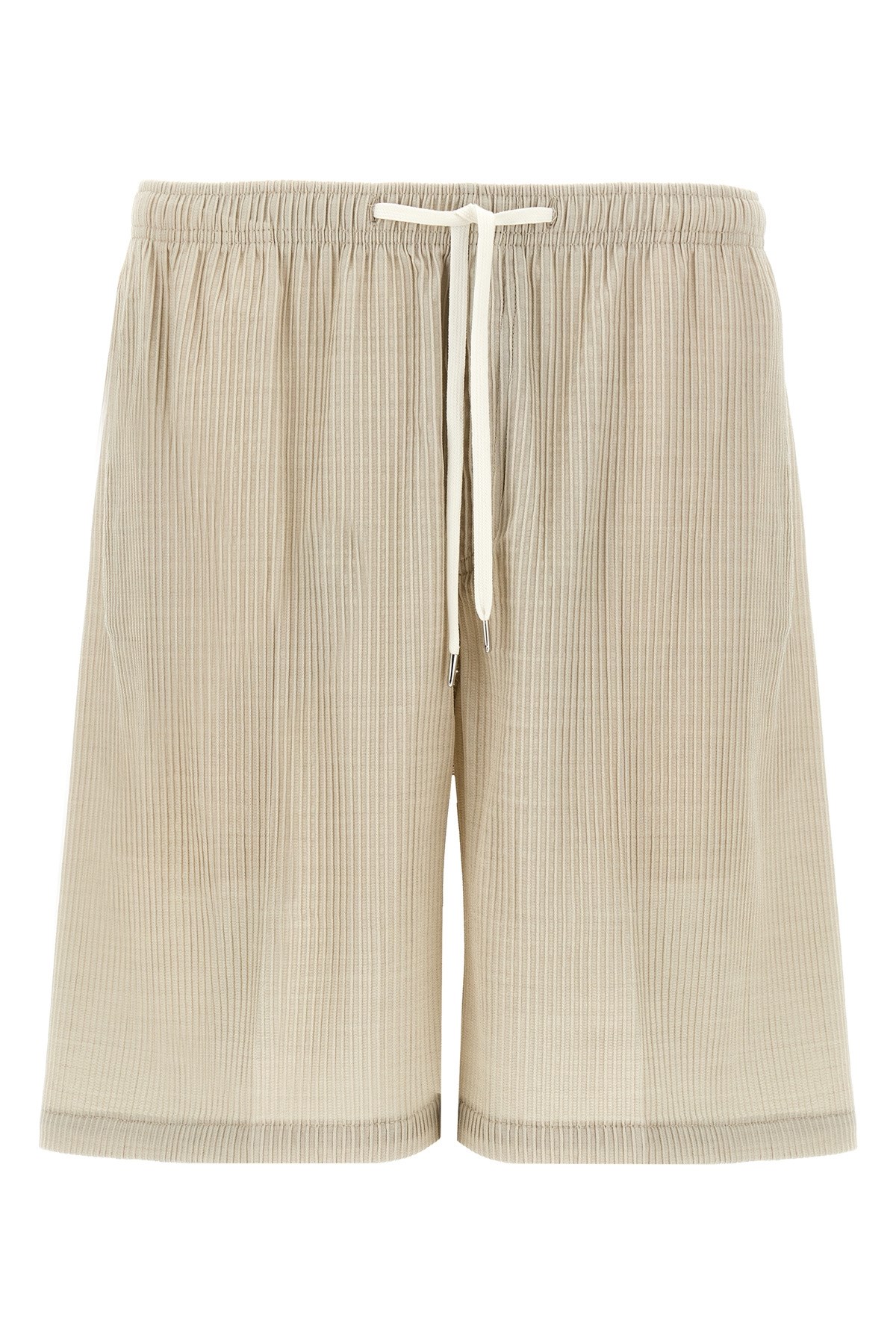 Cellar Door Beige Jago Bermuda Shorts