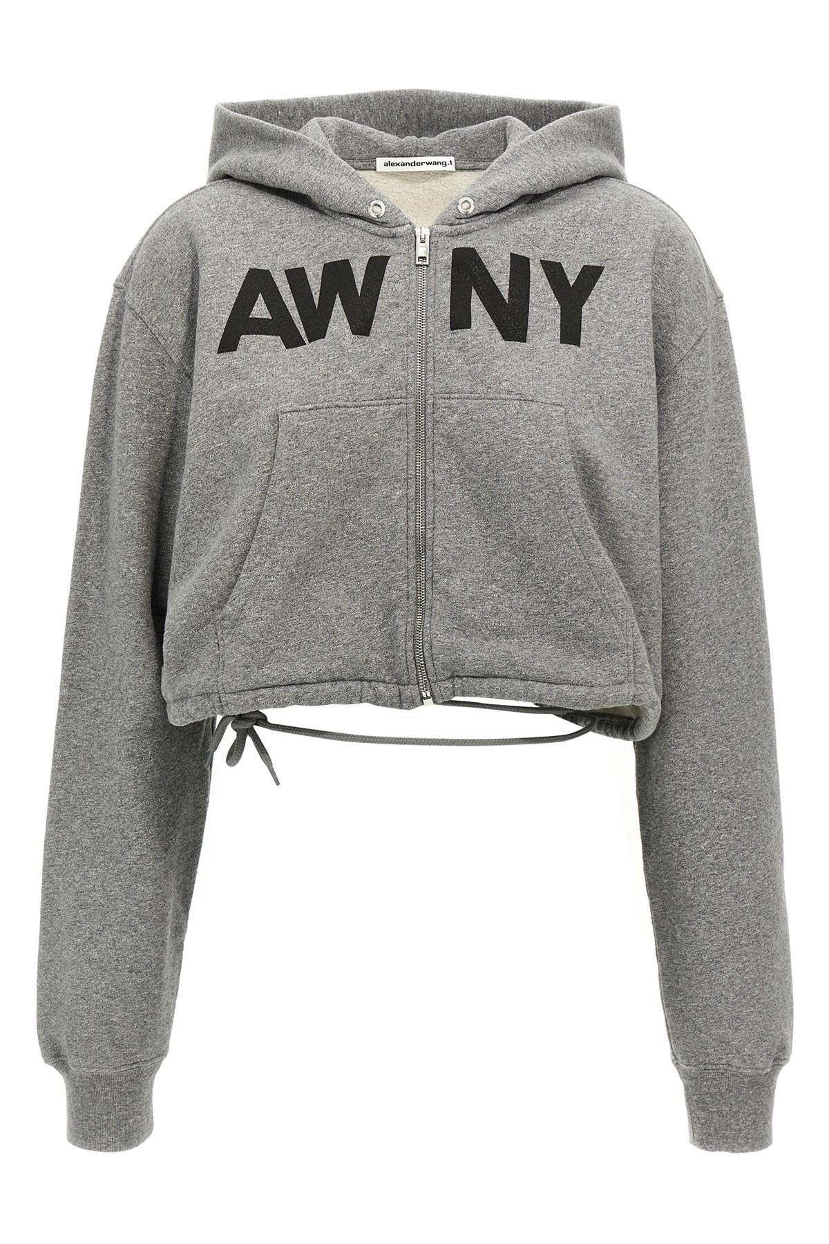 Shop Alexander Wang T T By Alexander Wang Deconstructed Hoodie
