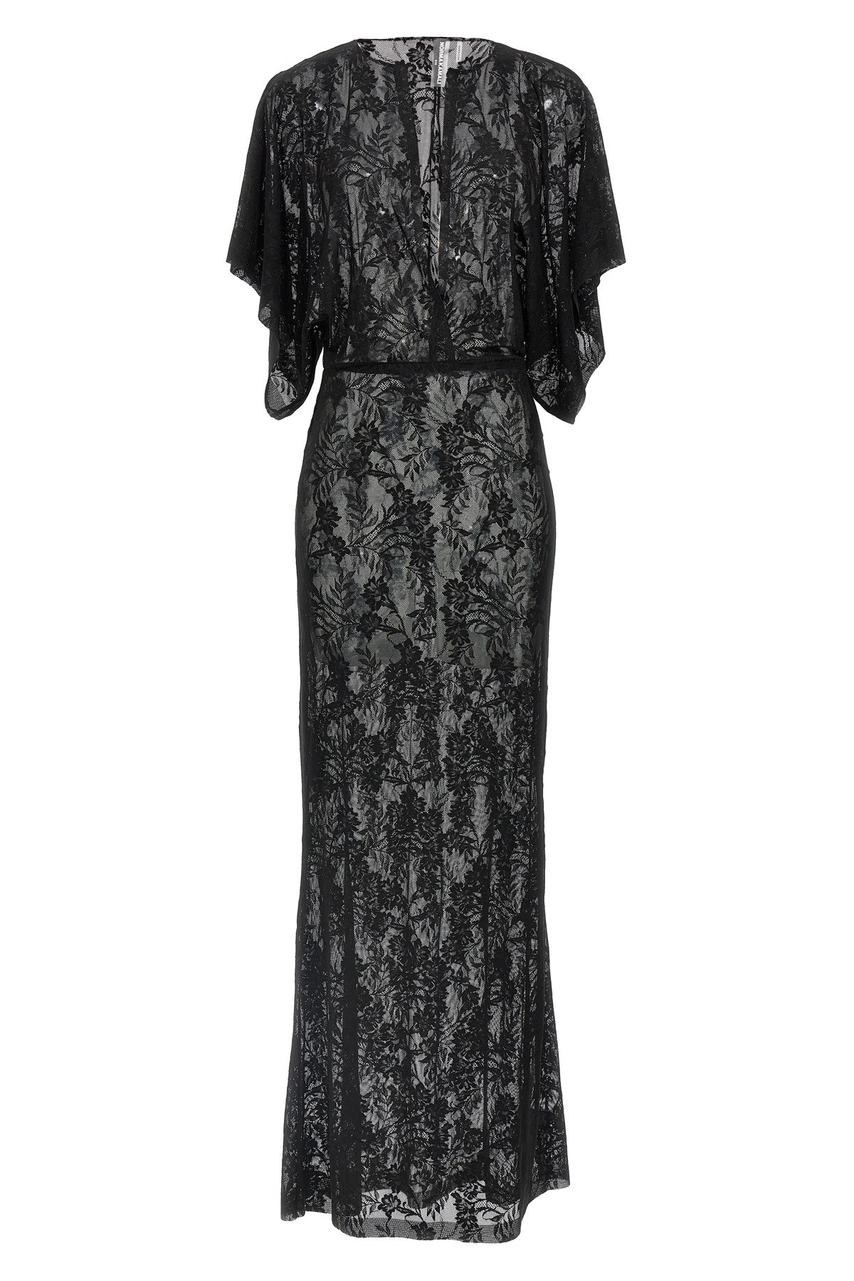 Norma Kamali Obie Gown Dresses Black In Black