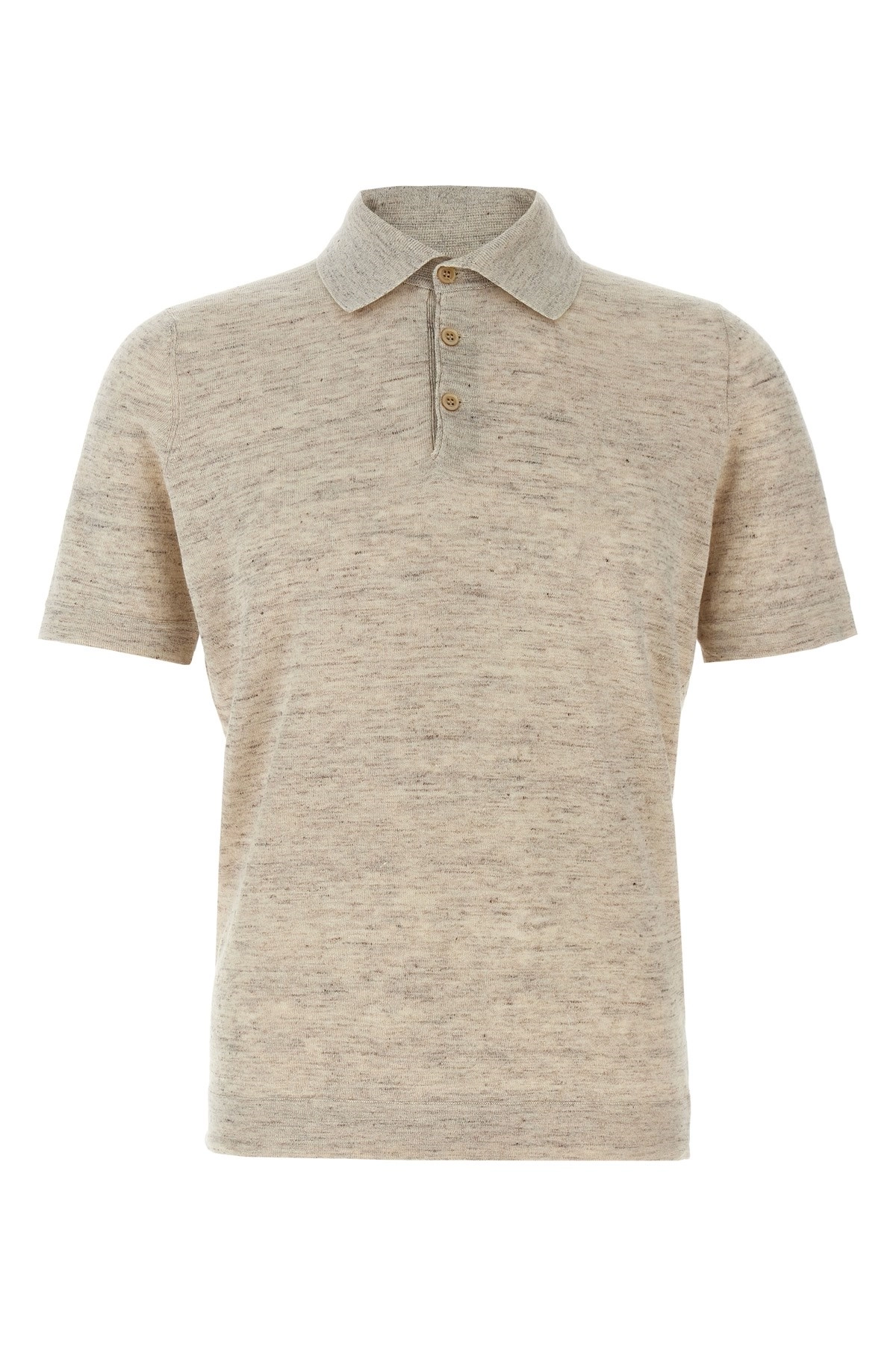 Tシャツ・カットソー BRUNELLO CUCINELLI SS25 Linen polo shirt (M2L00315 C2438) Brunello cucinelli Linen polo shirt available on julian