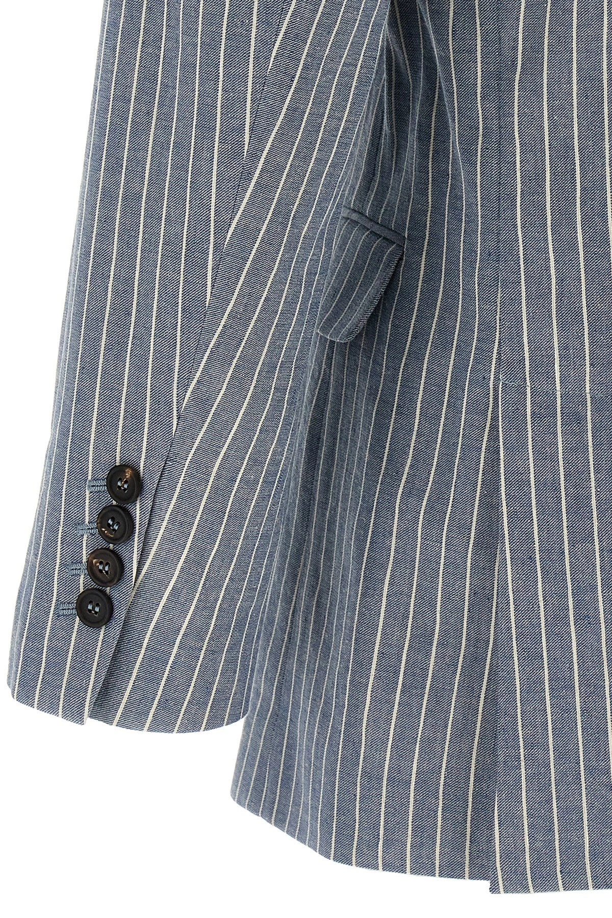 Brunello cucinelli Pinstripe twill blazer available on