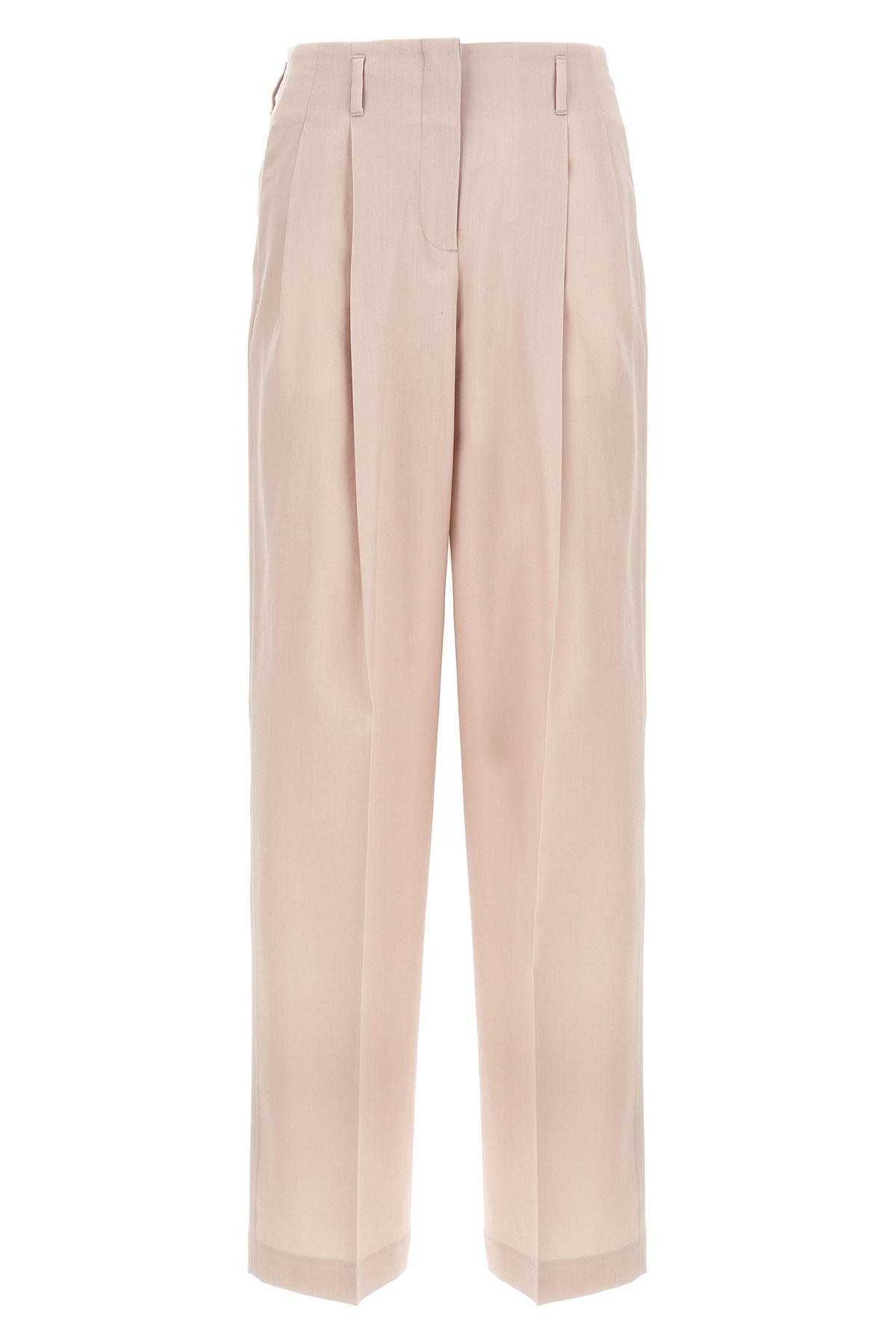 Golden Goose Wool Trousers With Belt Loops And Pleats