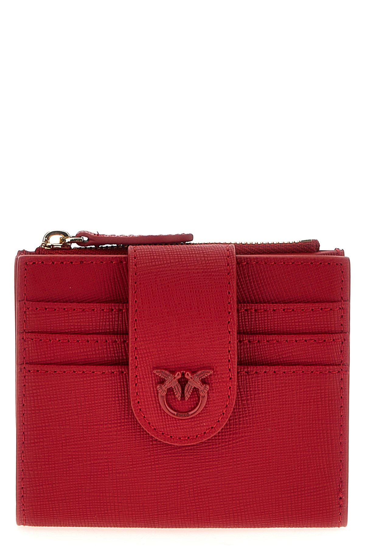 Pinko Compact Textured Wallet For Multiple Uses
