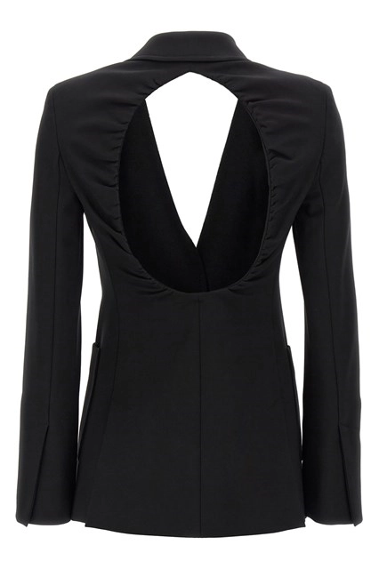 Max Mara 'Anagni'ブレザー Max Mara Anagni Single-Breasted Cut-Out Blazer in Black | Lyst