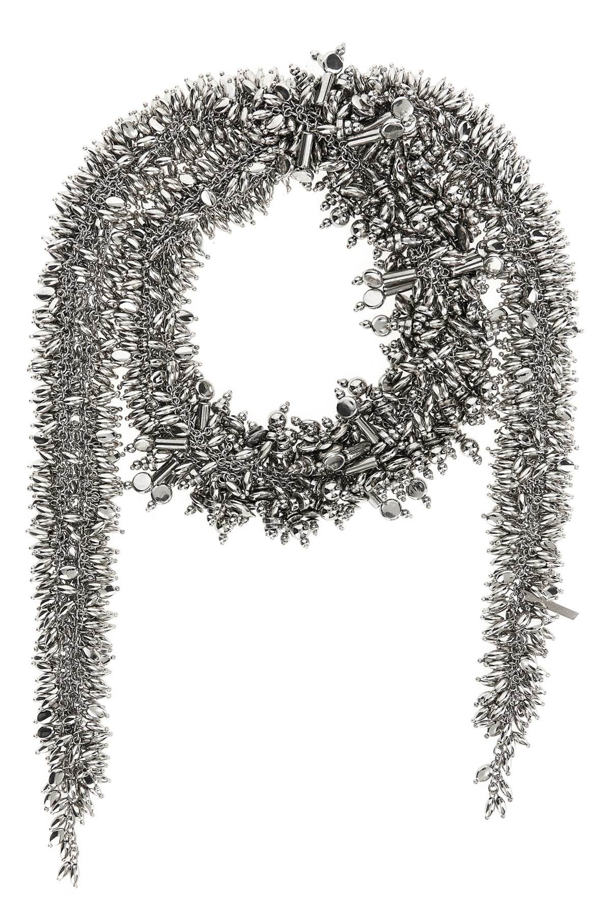 Dries Van Noten Chunky Metallic Multi-strand Necklace