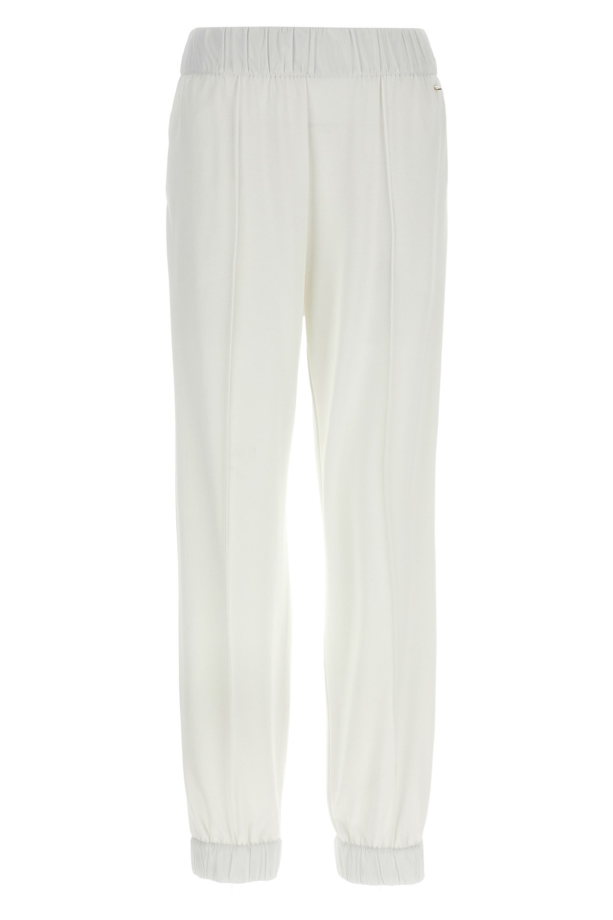Herno Elastic Waistband Cuffed Hem Side Pockets Trousers