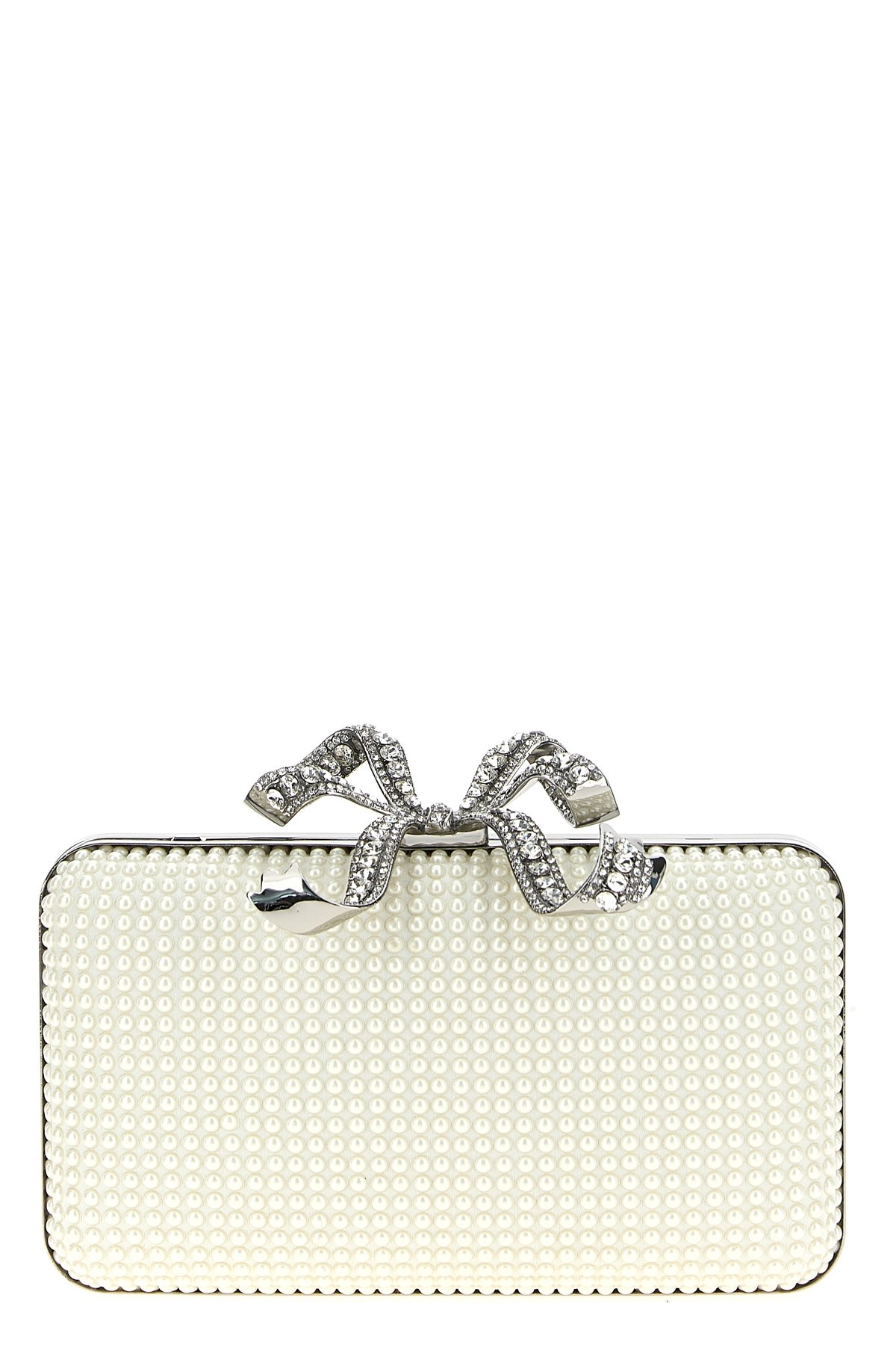 Shop Self-portrait Self Portrait 'pearl Box' Clutch