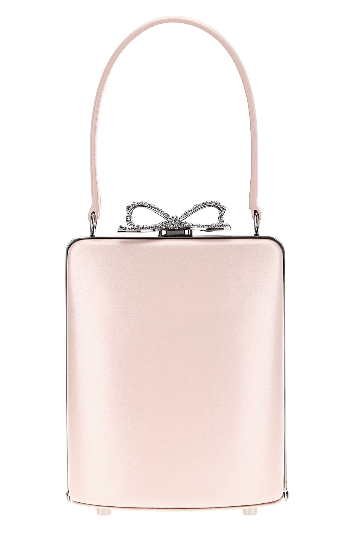 Self-portrait Bow Detail Box Shape Metal Frame Top Handle