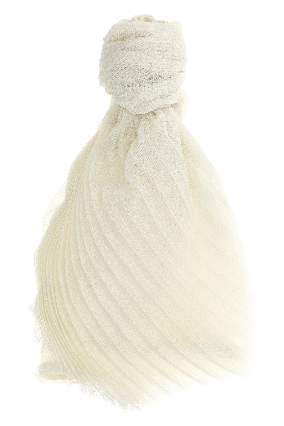 Issey Miyake Washi Pleats Scarves And Foulards White In Neutral