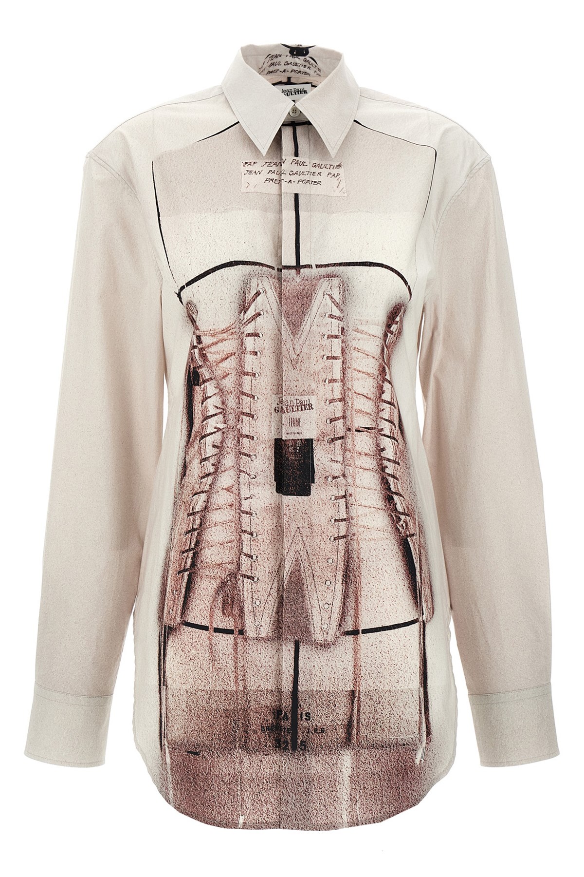 Shop Jean Paul Gaultier 'the Tompe-l'oeil Corset' Shirt