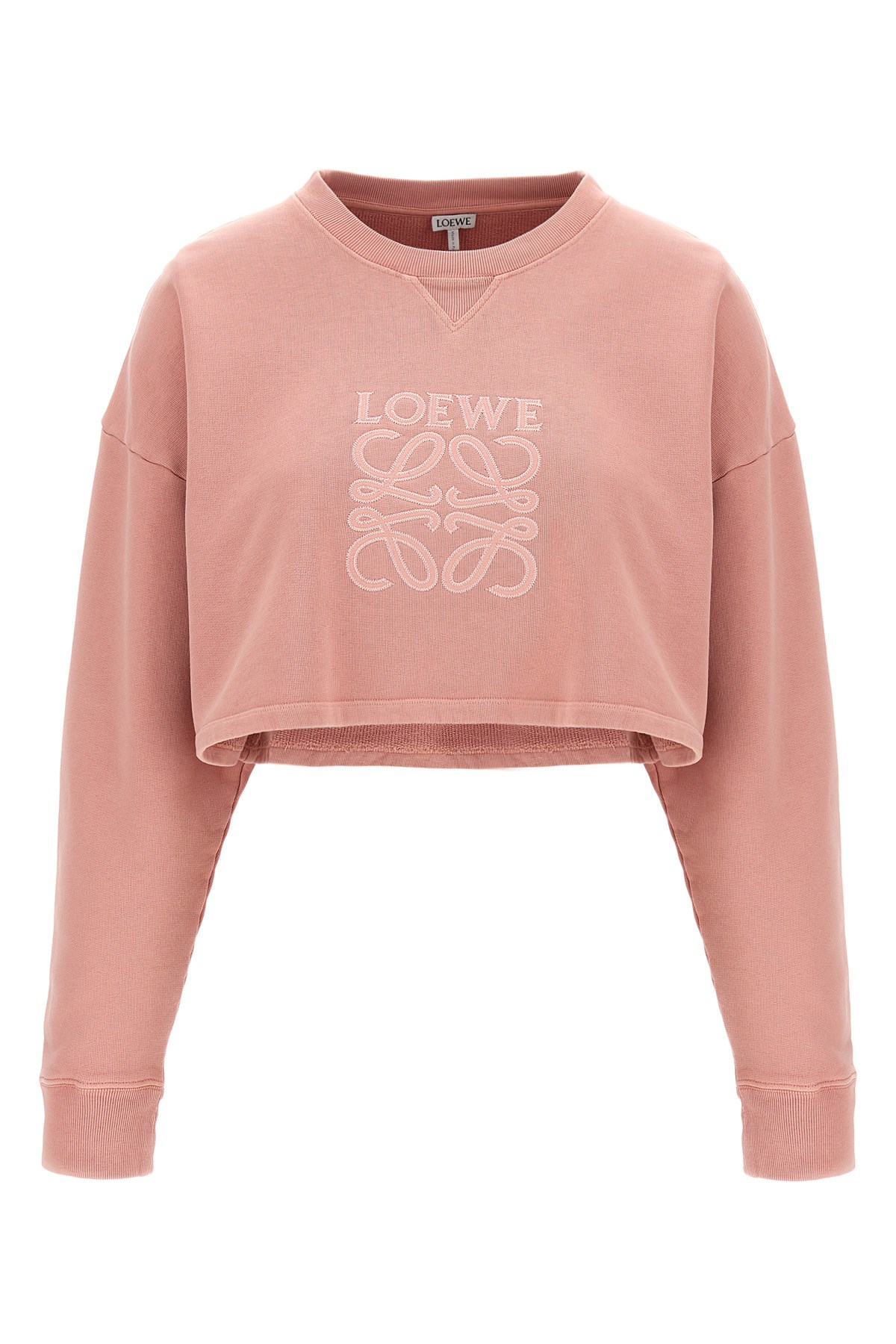 Loewe Long-sleeved Sweater In Pink